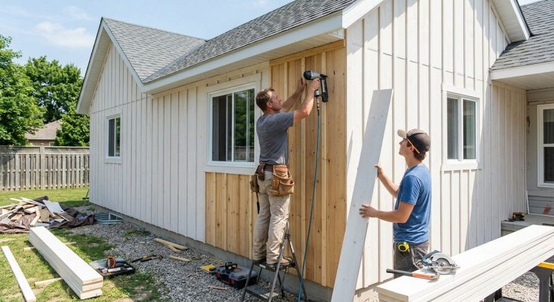 Barn Siding Installation in Wake Forest, NC