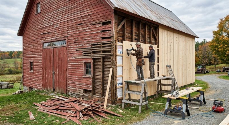 Barn Siding Replacement in Selma, NC
