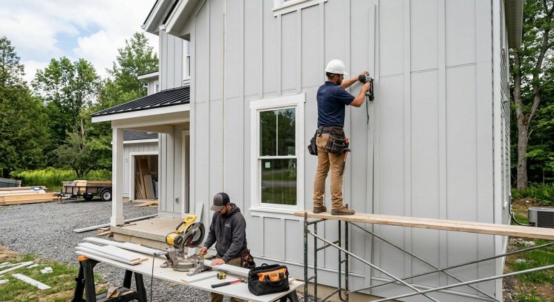 Batten Siding Installation in Apex, NC