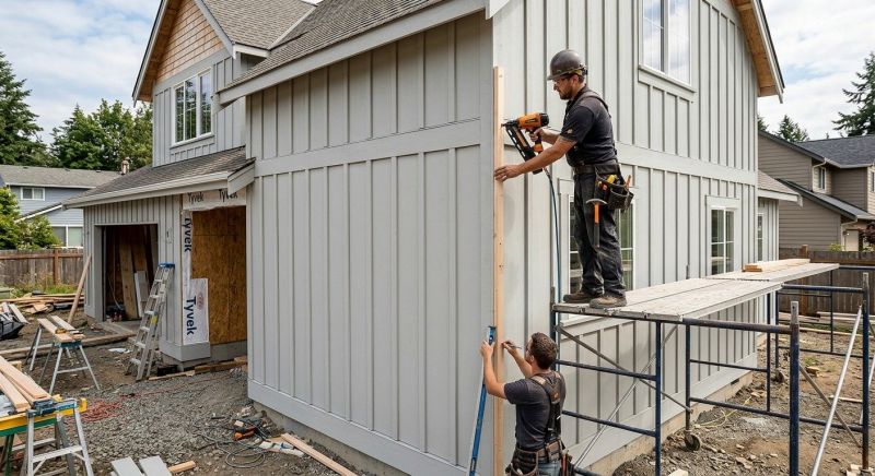 Batten Siding Installation in Johnston County, NC