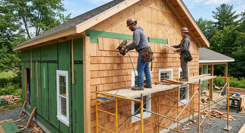 Cedar Siding Installation in Knightdale, NC
