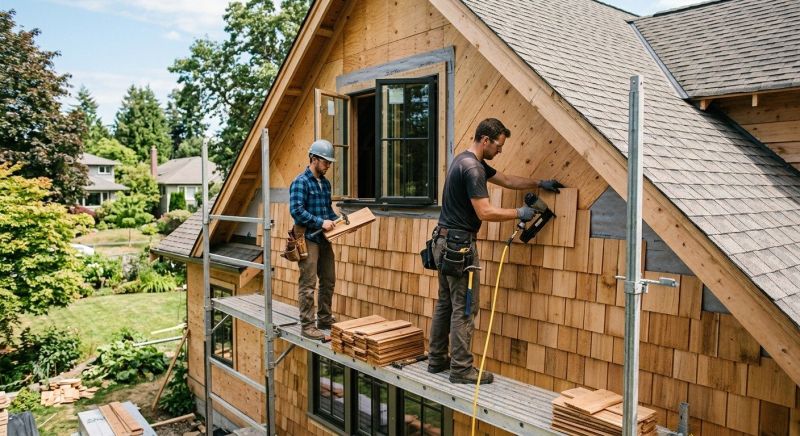 Cedar Siding Installation in Johnston County, NC