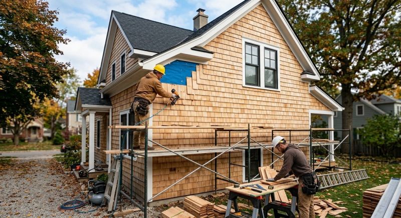 Cedar Siding Installation in Raleigh, NC