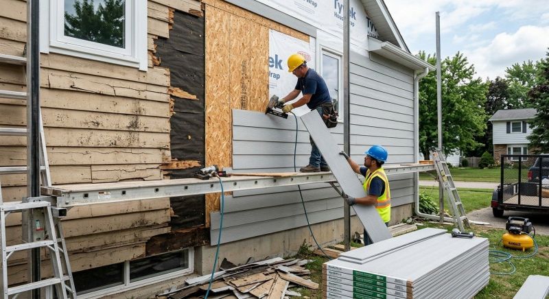 Cement Board Replacement in Johnston County, NC