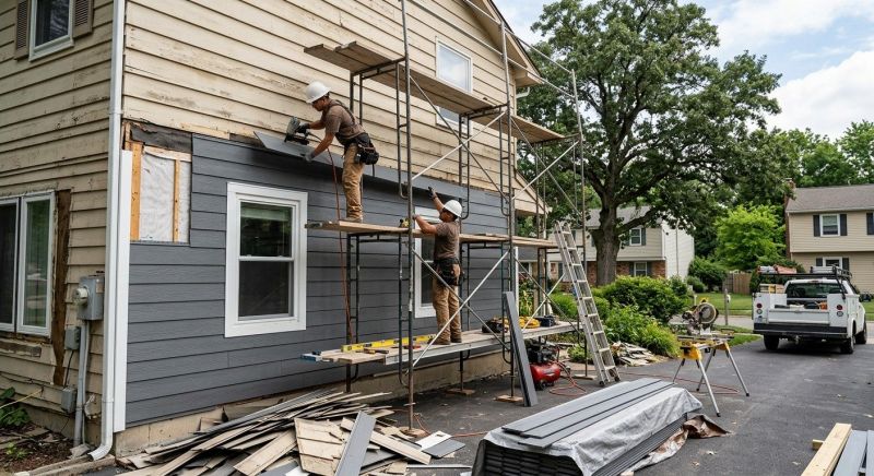 Cement Siding Installation in Harnett County, NC
