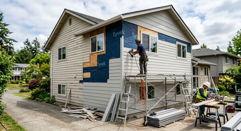 Cement Siding Installation in Harnett County, NC