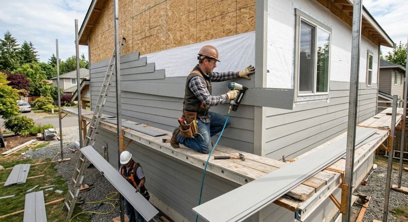 Cement Siding Installation in Raleigh, NC