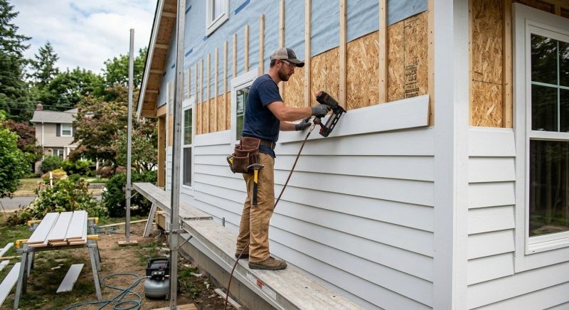 Clapboard Siding Installation in Johnston County, NC