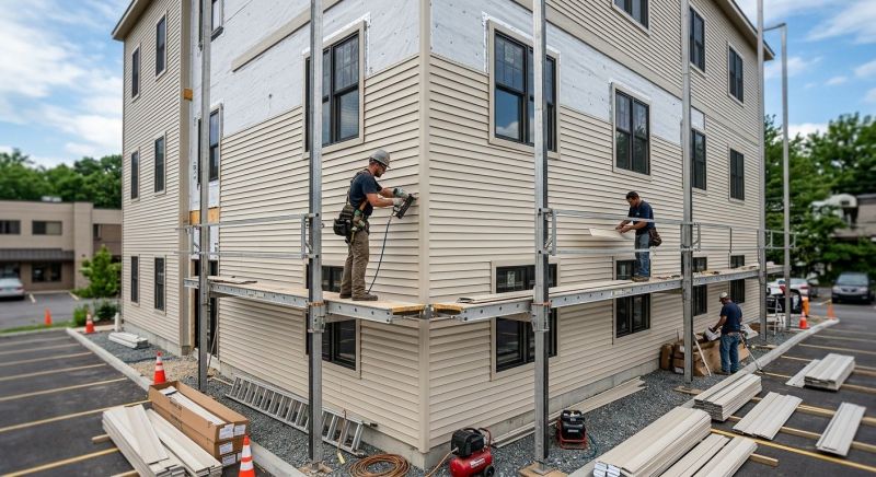 Commercial Siding Installation in Johnston County, NC