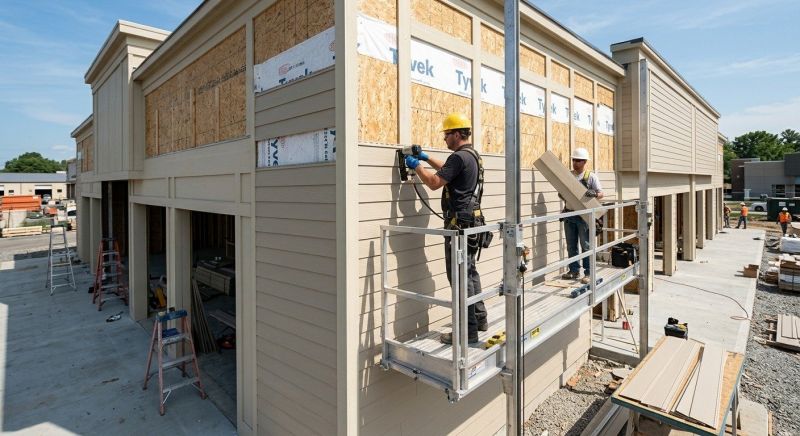Commercial Siding Installation in Johnston County, NC