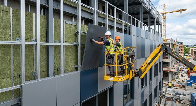 Facade Cladding Installation in Johnston County, NC