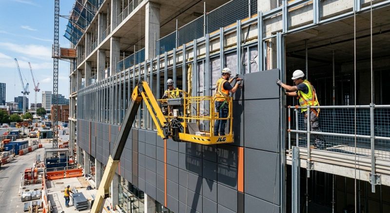 Facade Cladding Installation in Johnston County, NC