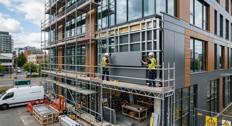 Facade Cladding Installation in Johnston County, NC