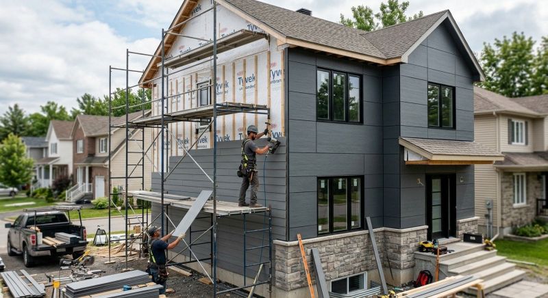 Facade Cladding Installation in Johnston County, NC