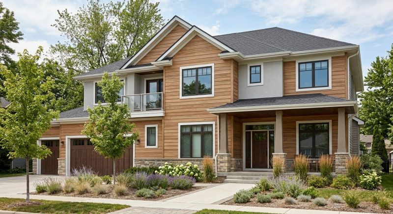 Faux Wood Siding Installation in Angier, NC