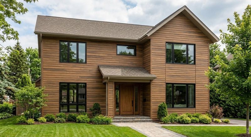 Faux Wood Siding Installation in Cary, NC