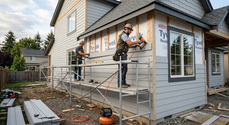 Fiber Siding Installation in Knightdale, NC