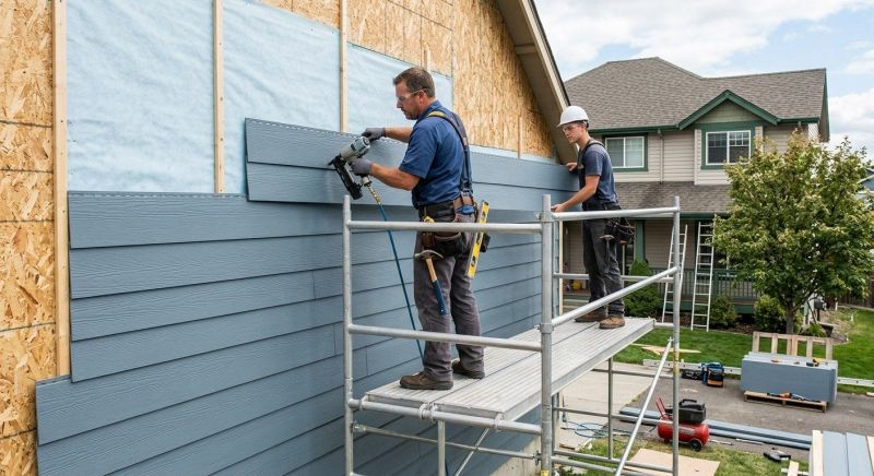 Fiber Siding Installation in Wake Forest, NC