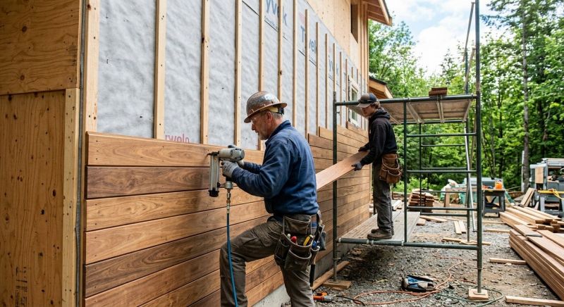 Hardwood Siding Installation in Clayton, NC