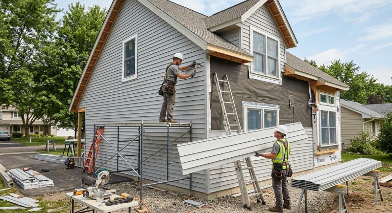 House Siding Installation in Wake County, NC