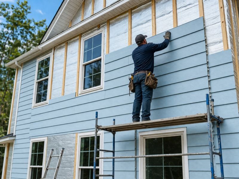 Insulated Siding Installation in Holly Springs, NC