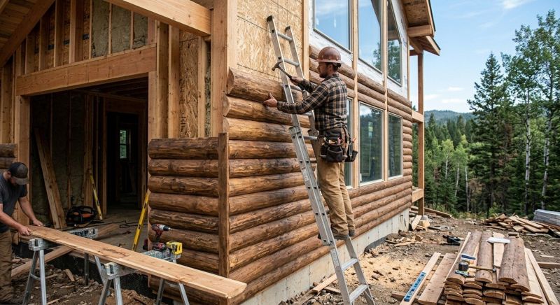 Log Siding Installation in Selma, NC