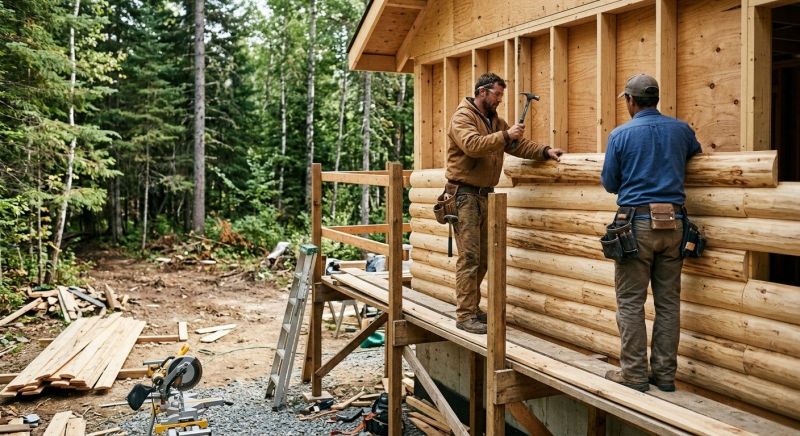 Log Siding Installation in Selma, NC