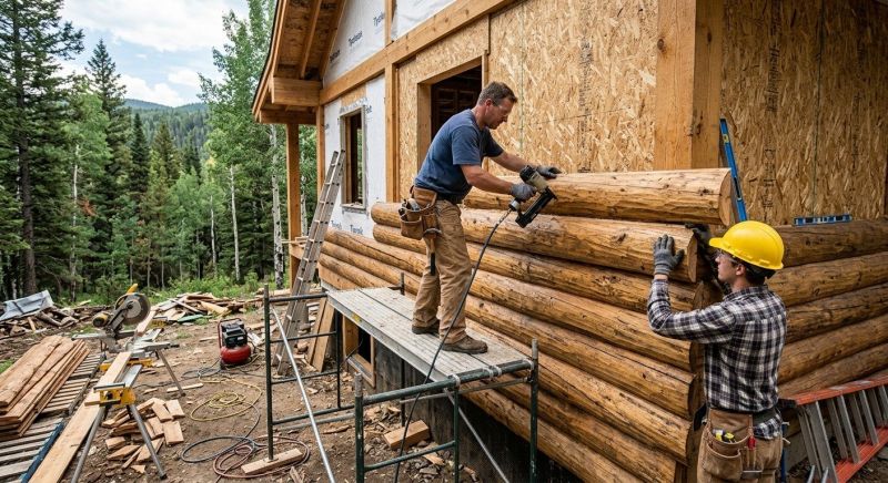 Log Siding Replacement in Johnston County, NC