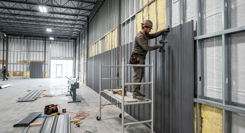 Metal Barn Siding Installation in Johnston County, NC