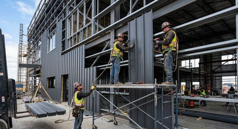 Metal Cladding Installation in Johnston County, NC