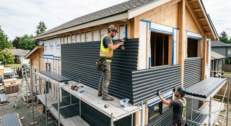 Metal Siding Installation in Johnston County, NC