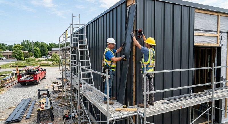 Metal Siding Installation in Wake County, NC