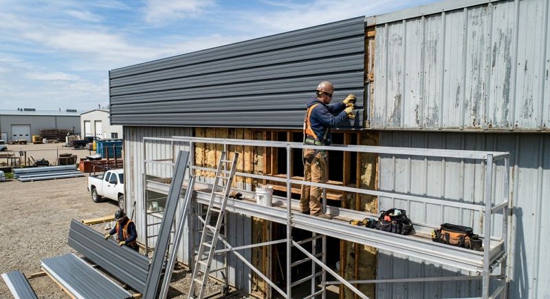 Metal Siding Replacement in Wake Forest, NC