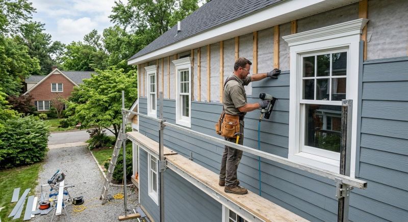 Polymer Siding Installation in Johnston County, NC