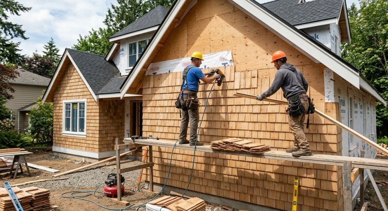 Shake Siding Installation in Wake Forest, NC