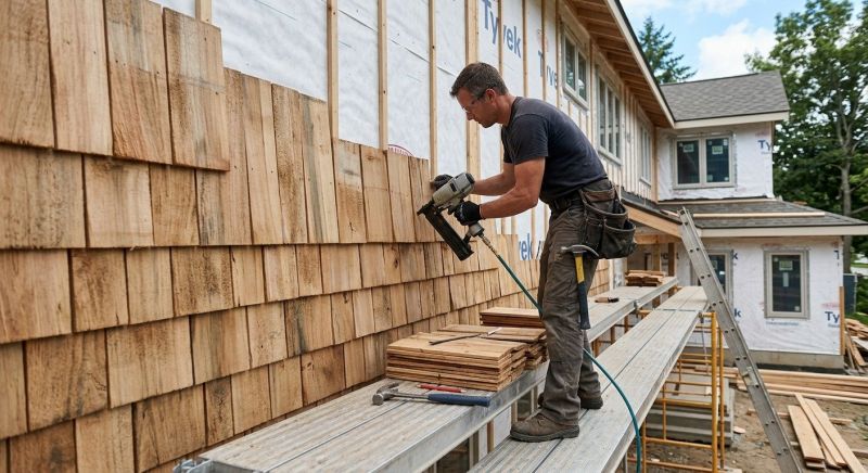 Shingle Siding Installation in Johnston County, NC