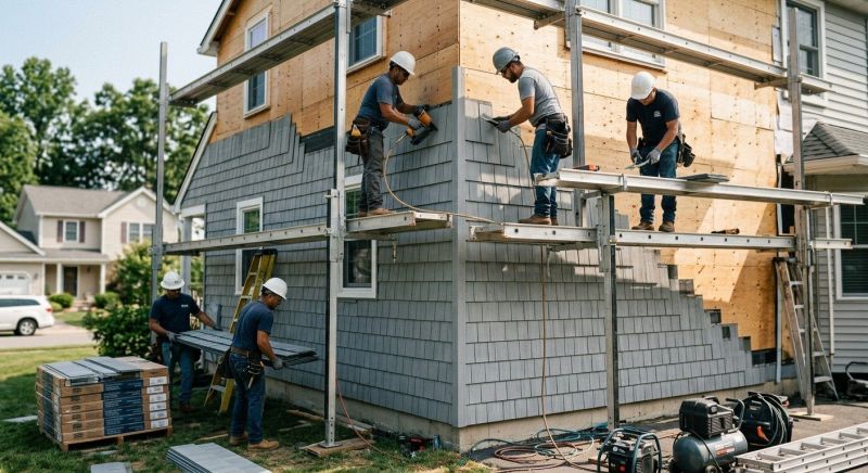 Shingle Siding Installation in Johnston County, NC