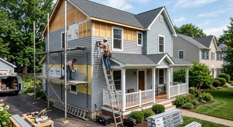 Synthetic Siding Installation in Johnston County, NC