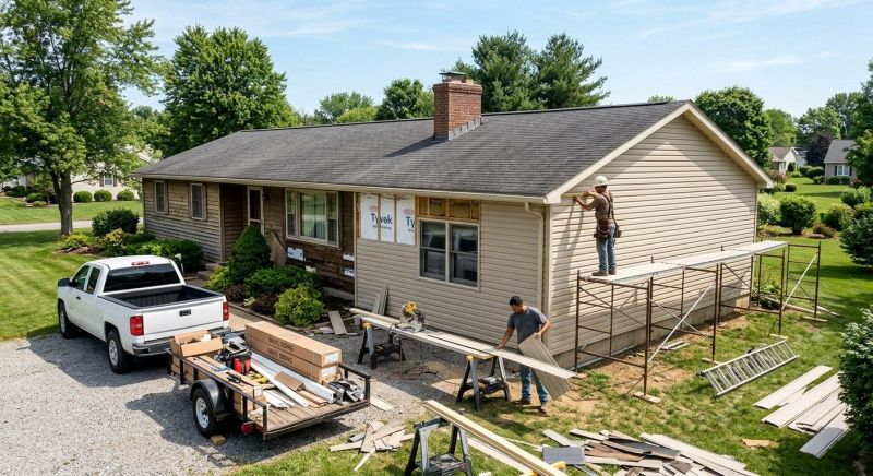 Vinyl Cladding Installation in Johnston County, NC
