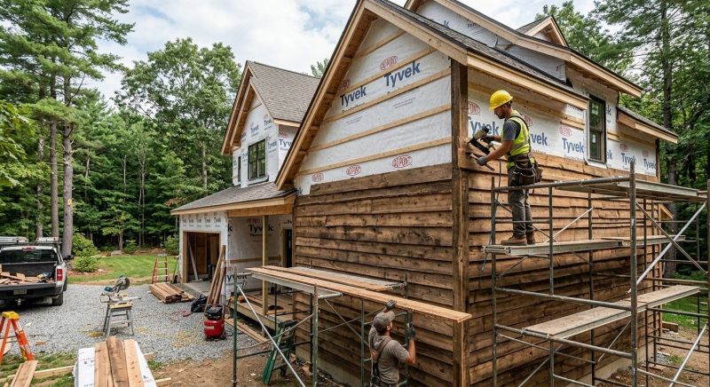 Wood Barn Siding Installation in Johnston County, NC