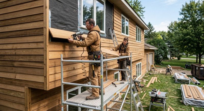 Wood Barn Siding Installation in Johnston County, NC