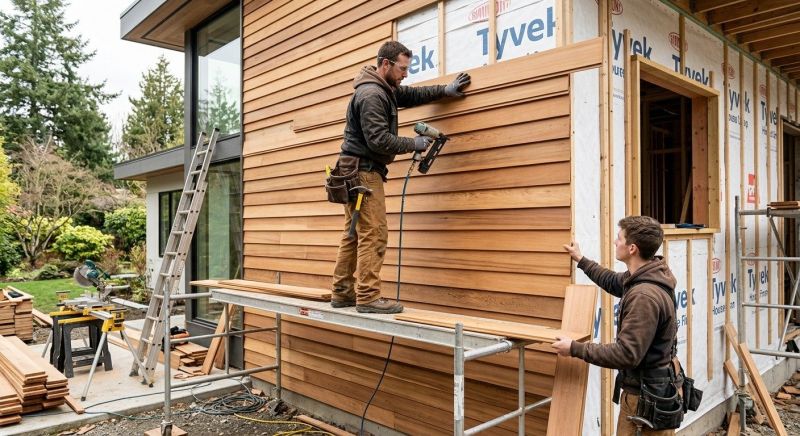 Wood Cladding Installation in Garner, NC