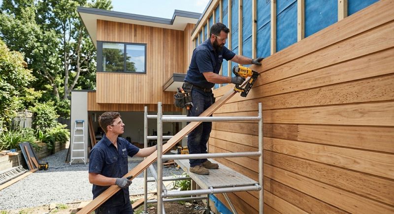 Wood Plank Siding Installation in Johnston County, NC