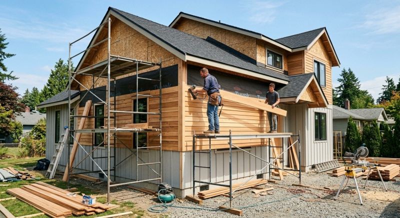 Wood Siding Installation in Cary, NC