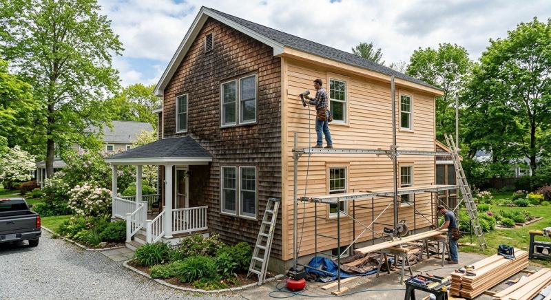 Wood Siding Installation in Knightdale, NC