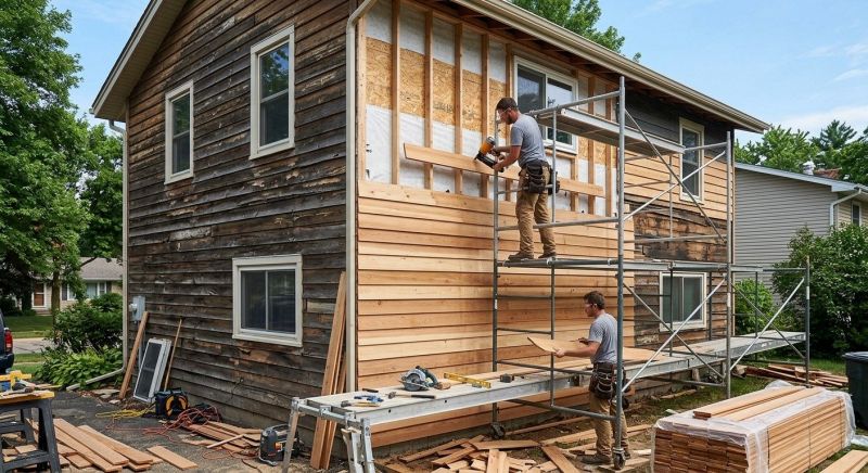 Wood Siding Replacement in Wake Forest, NC