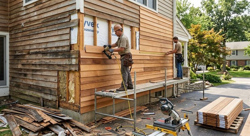Wood Siding Service in Angier, NC