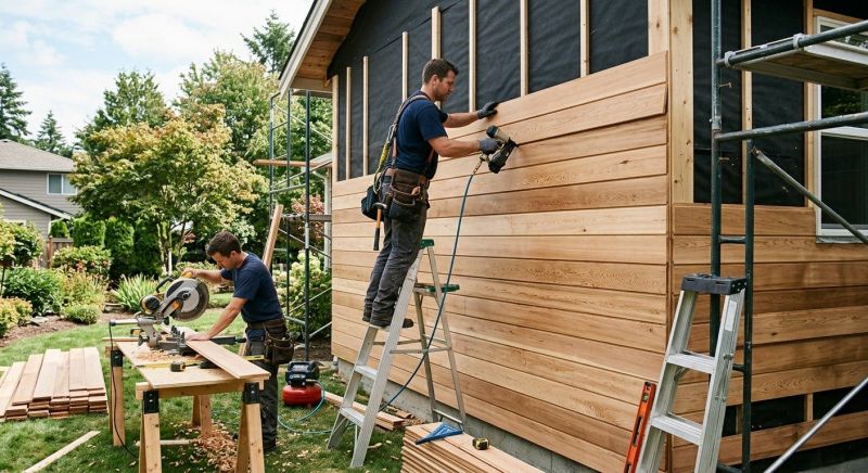 Wood Siding Service in Angier, NC